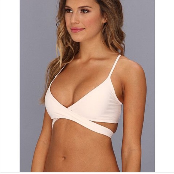 L space Chloe wrap top in shell - Picture 2 of 4